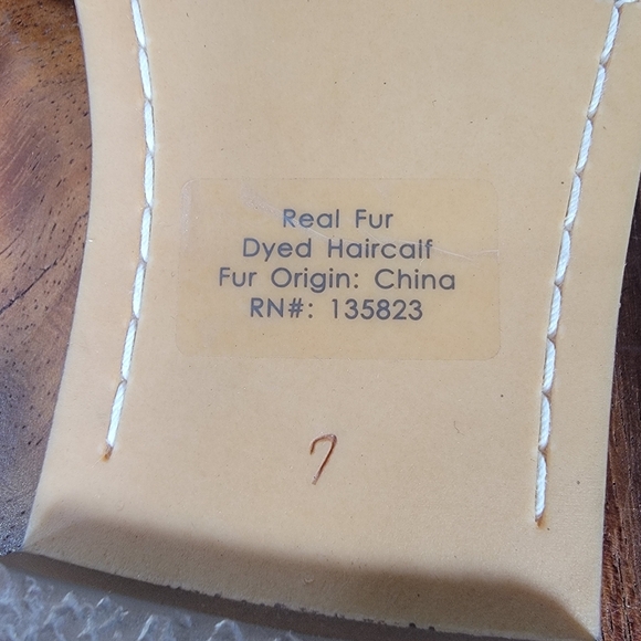 Sam Edelman Granada Leopard Print Fur Slide Sandals with Buckle Size 7 - Picture 12 of 13